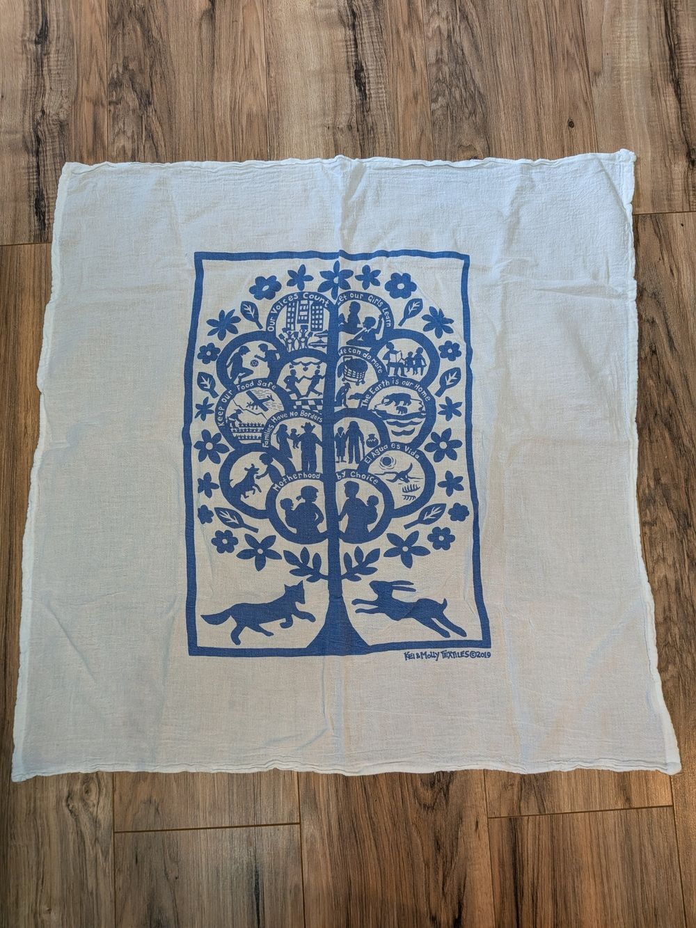 Kei and Molly Textiles Flour Sack Towel, 100% Cotton,
